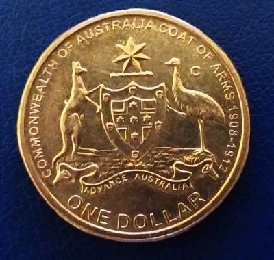 Лот: 19678163. Фото: 1. Австралия 1 доллар 2008 100 лет... Австралия и Океания