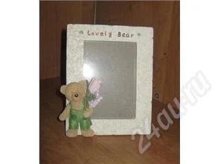 Лот: 248202. Фото: 1. фоторамка с медведем. Аксессуары