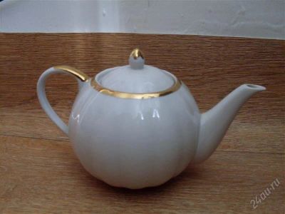 Лот: 2039085. Фото: 1. Чайник заварной фарфоровый. Кружки, стаканы, бокалы