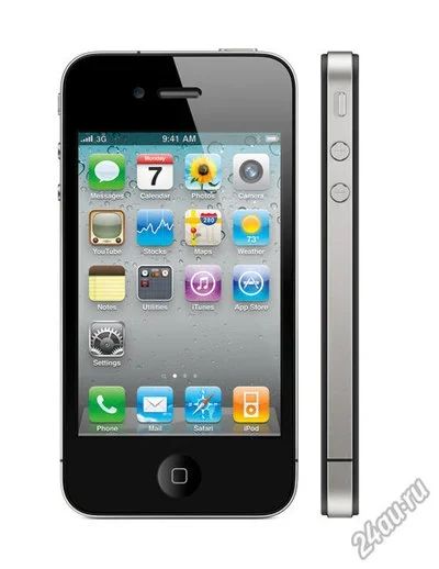 Лот: 5449876. Фото: 1. Apple iPhone 4s 16GB Black. Смартфоны