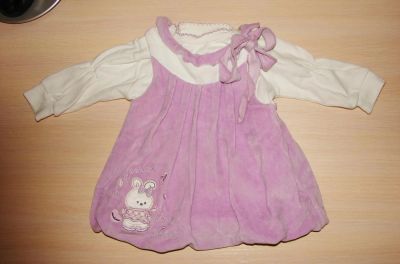 Лот: 7039512. Фото: 1. Теплое платье для вашей крошки... Платья, сарафаны