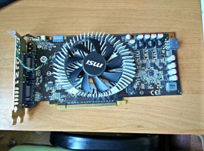 Лот: 4637827. Фото: 1. MSI GeForce GTS 250 1 GB. Видеокарты