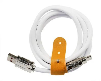Лот: 20980013. Фото: 1. Кабель Type-C - USB 120Вт белый... Дата-кабели, переходники