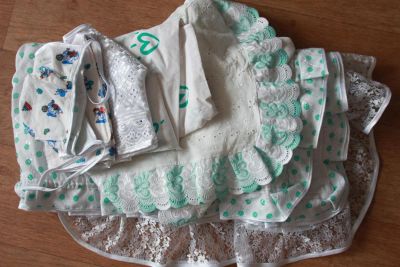 Лот: 2868993. Фото: 1. Комплект на выписку (белый+зелёный... Комплекты, конверты на выписку