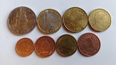 Лот: 21640137. Фото: 1. Люксембург. Набор евромонет 2009... Наборы монет