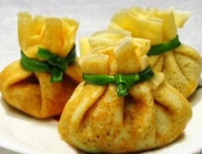 Лот: 4625403. Фото: 1. блинчик с лососем и сыром. Другое (кондитерские изделия, конфеты)