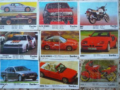 Лот: 1738037. Фото: 1. турбо вкладыши с первой сотни. Другое (коллекционирование, моделизм)