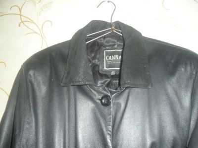 Лот: 5366944. Фото: 1. плащь кожа.натуральный.48-50р-ра... Верхняя одежда