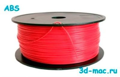 Лот: 5369401. Фото: 1. Пластик ABS для 3d принтера, Тёмно-красный. Картриджи, расходные материалы