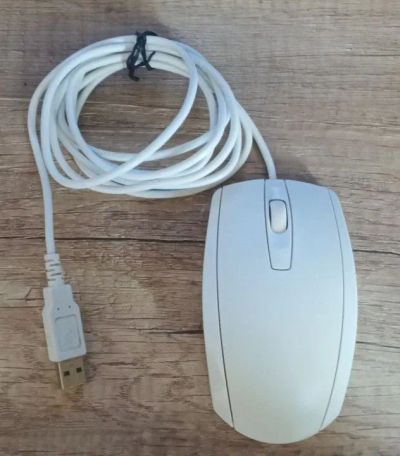 Лот: 21371159. Фото: 1. Мышь HP Modgue USB белая. Клавиатуры и мыши