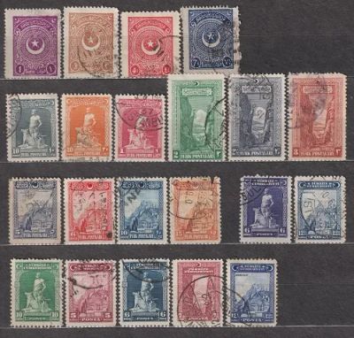 Лот: 25888640. Фото: 1. Турция 1923-30_008. Марки