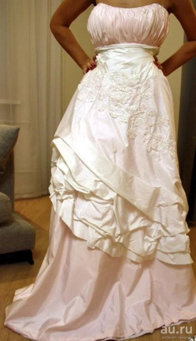 Лот: 18293060. Фото: 1. Платье свадебное, размер 44-46... Свадебные платья