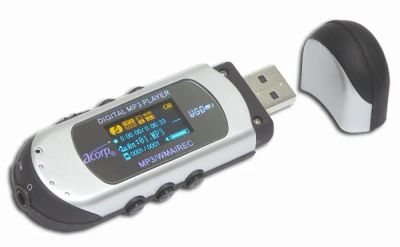 Лот: 6749605. Фото: 1. Acorp MP318iOF 1Gb 3шт. Плееры