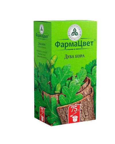 Лот: 25383595. Фото: 1. Дуб кора 75г. Лекарства