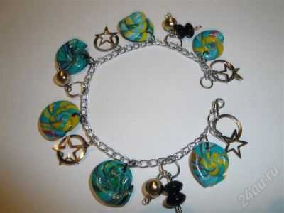 Лот: 308647. Фото: 1. Изделия из полимерной глины браслет... Браслеты