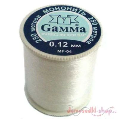 Лот: 25885626. Фото: 1. Мононить белая 0,12 мм. Материалы для ручной работы