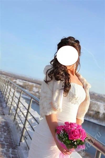 Лот: 852187. Фото: 1. Шубка к свадебному платью. Другое (свадебная мода)