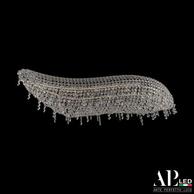 Лот: 22671728. Фото: 1. Хрустальная люстра APL LED Rimini... Люстры, потолочные и подвесные светильники
