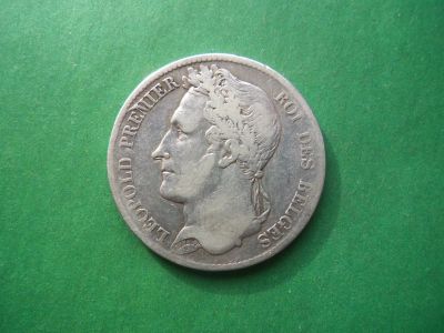 Лот: 19463919. Фото: 1. Бельгия 5 франков 1833 г. Леопольд... Европа