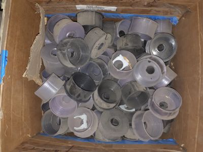 Лот: 14768343. Фото: 1. коробка круглая с резьбой и отверстием. Электроустановочные изделия