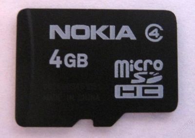 Лот: 120122. Фото: 1. microSD 4 Gb Nokia. USB-флеш карты
