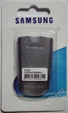 Лот: 1706702. Фото: 1. Аккумулятор Samsung X100 под оригинал... Аккумуляторы