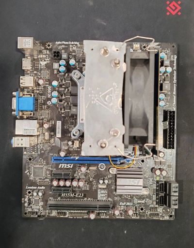 Лот: 25899483. Фото: 1. Материнская плата MSI 1156 H55m-e23... Материнские платы