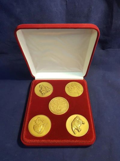 Лот: 11550306. Фото: 1. Россия Гознак Медаль набор Восточный... Сувенирные