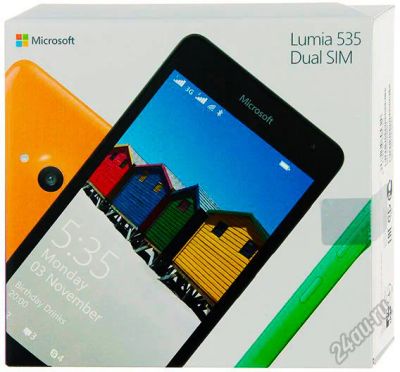 Лот: 5872677. Фото: 1. Microsoft lumia 535 dual sim... Смартфоны