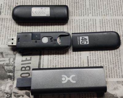 Лот: 20846021. Фото: 1. Три модема !!!. Беспроводные модемы