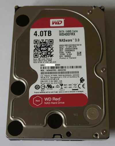 Лот: 20565441. Фото: 1. HDD Western Digital WD RED 4Tb... Жёсткие диски