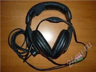 Лот: 155155. Фото: 1. Наушники с микрофоном (Повторные... Акустические системы