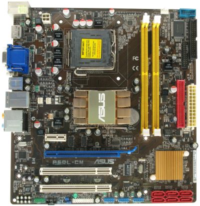 Лот: 11738081. Фото: 1. Материнская плата ASUS P5QL-CM. Материнские платы