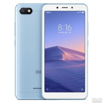 Лот: 13907103. Фото: 1. Новый Xiaomi Redmi 6A 16gb Blue... Смартфоны