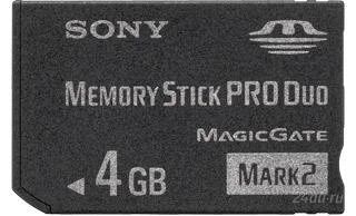 Лот: 122465. Фото: 1. карта памяти sony pro duo 4 гб. Другое (фото, видеокамеры, оптика)