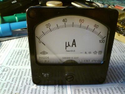 Лот: 888966. Фото: 1. м4204 100мка. Головки измерительные, индикаторы