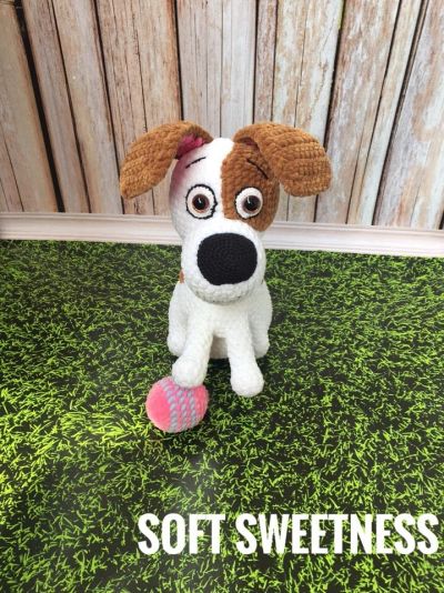 Лот: 14055828. Фото: 1. Терьерчик Макс. Авторские куклы, игрушки, поделки