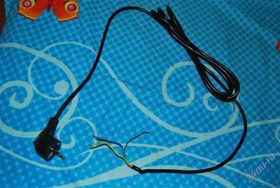 Лот: 1027924. Фото: 1. Шнур питания!. Провода, кабели