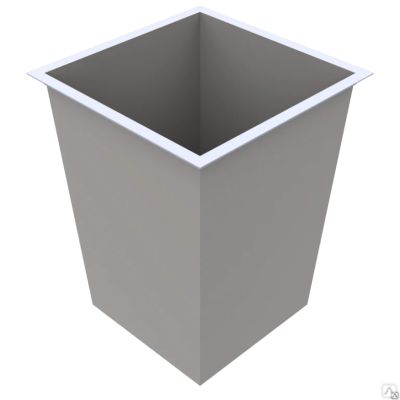 Лот: 17283967. Фото: 1. Бак мусорный 0,75м3, (грунт серый... Баки, ёмкости