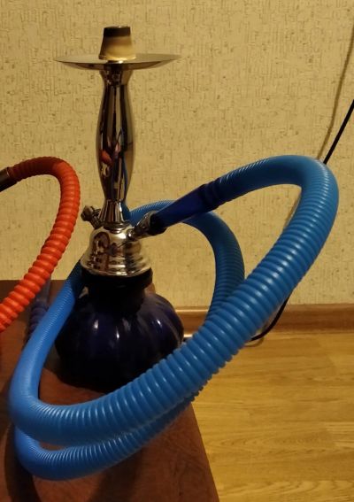 Лот: 15664343. Фото: 1. Кальян синий. Аксессуары и запчасти для кальянов