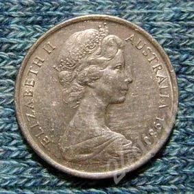 Лот: 367151. Фото: 1. Австралия, 5 центов, 1980 г. Австралия и Океания
