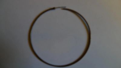 Лот: 4428573. Фото: 1. Одна серьга, серебряная, диаметром... Серьги, каффы