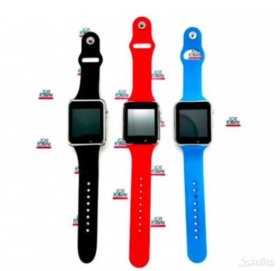 Лот: 16741230. Фото: 1. ⌚ Smart Watch W8 цветные ремешки... Смарт-часы, фитнес-браслеты, аксессуары