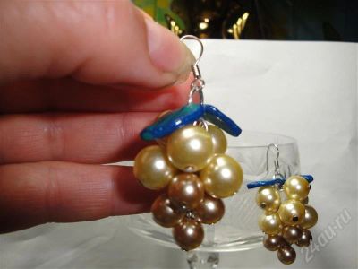 Лот: 459946. Фото: 1. Изделия из полимерной глины серьги... Серьги, каффы