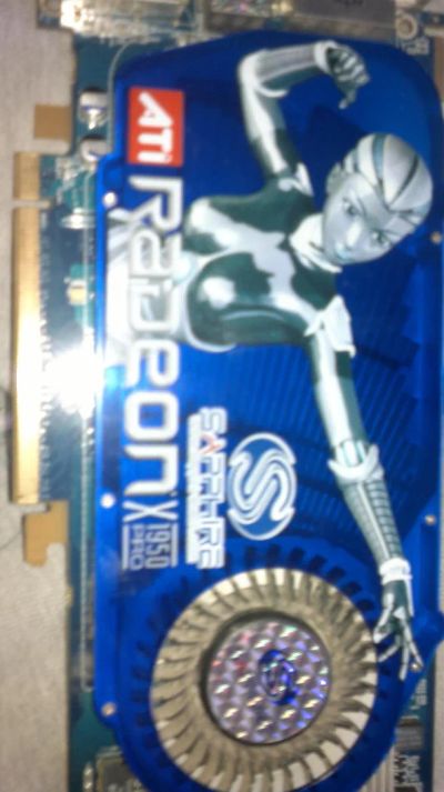 Лот: 8661689. Фото: 1. Видеокарта radeon x1950 pro 256mb. Видеокарты