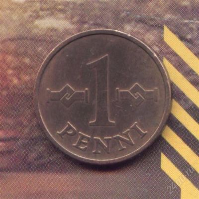 Лот: 1624539. Фото: 1. финляндия 1 пенни 1963 #11. Европа