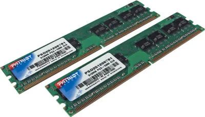 Лот: 1818217. Фото: 1. Память оперативная Patriot DDR2... Оперативная память