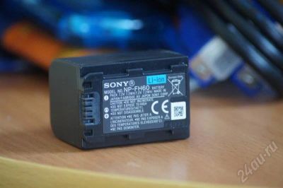 Лот: 257130. Фото: 1. Аккумулятор SONY NP-FH60 оригинальный. Аккумуляторы, зарядные