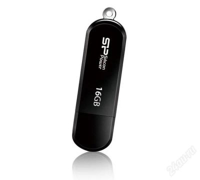 Лот: 1849978. Фото: 1. Флешка USB 16 ГБ Silicon power... USB-флеш карты