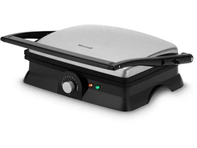 Лот: 25889318. Фото: 1. Электрогриль Maxwell MW-1960 стальной. Кухонная